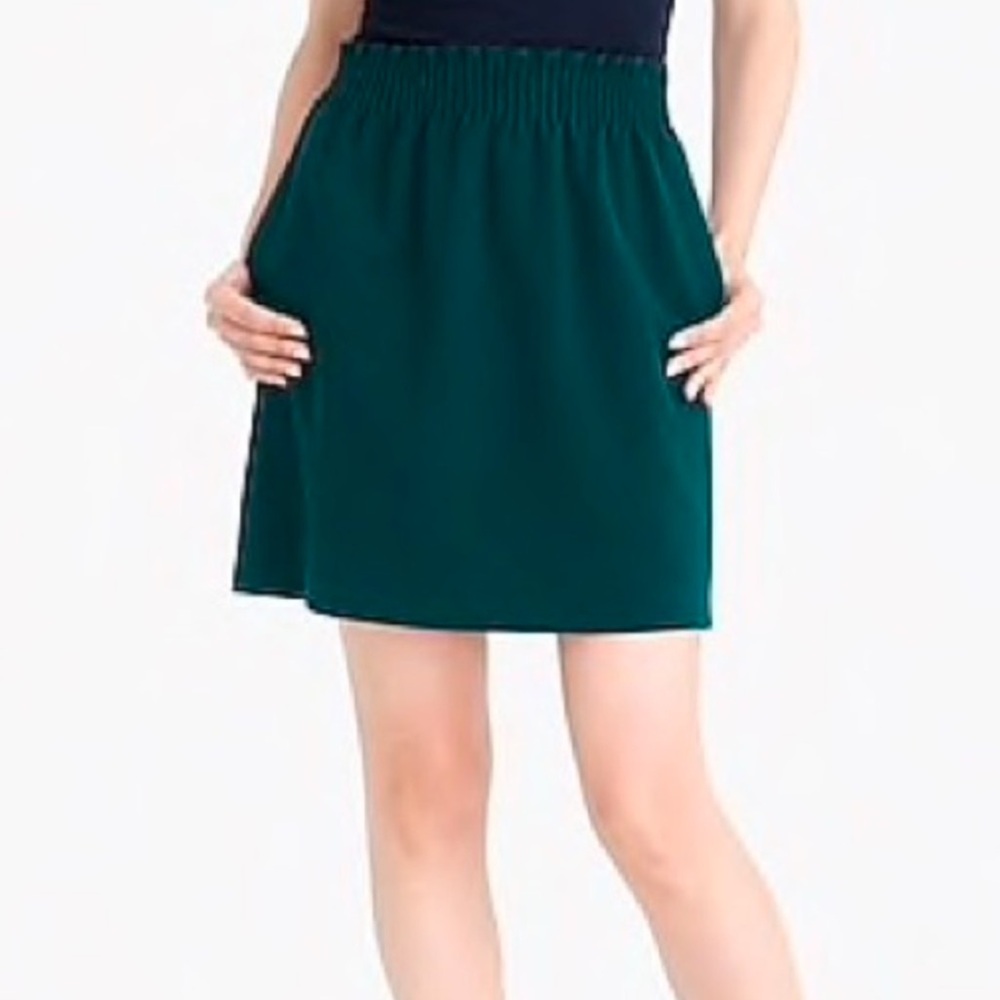 J. Crew Green Skirt